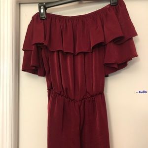 Off the shoulder romper